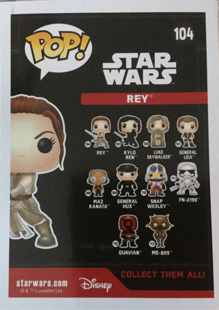 Rey (w/ Lightsaber) - Star Wars vinyl figure collectible - Main Image 2