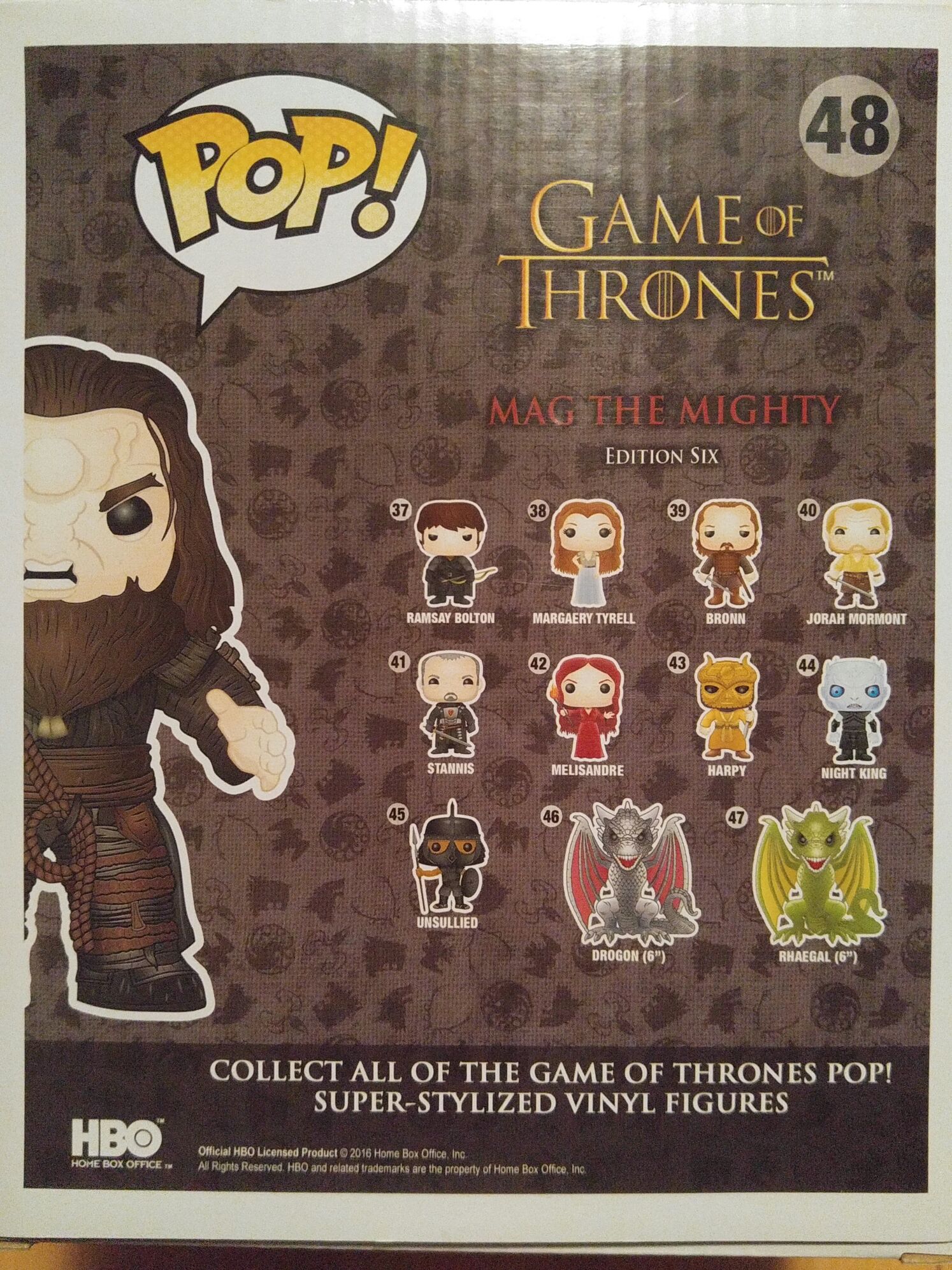 Mag The Mighty - Game of Thrones vinyl figure collectible [Barcode 849803094836] - Main Image 2