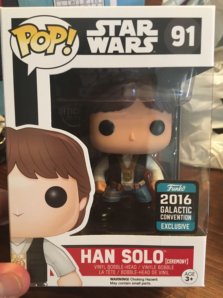 Han Solo (ceremony) #91 - Star Wars vinyl figure collectible [Barcode 849803087180] - Main Image 1