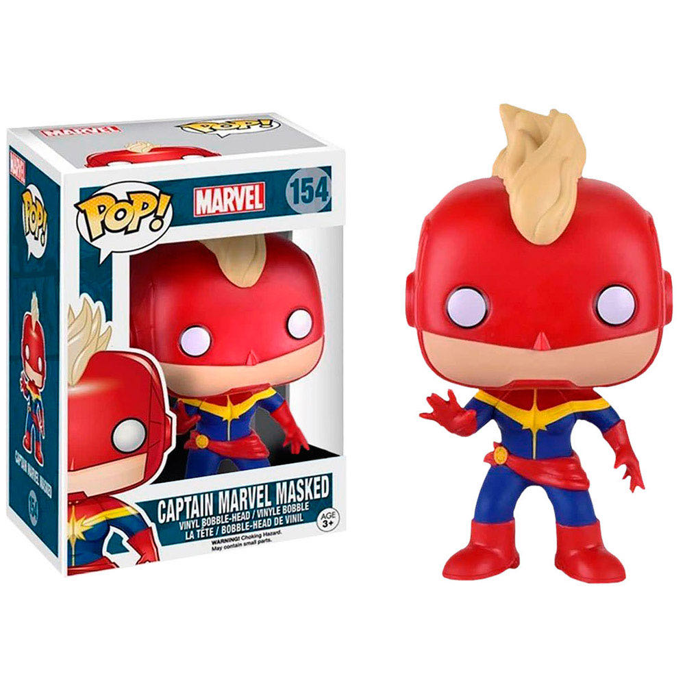 Captain Marvel Masked - Captain Marvel vinyl figure collectible [Barcode 849803072629] - Main Image 3