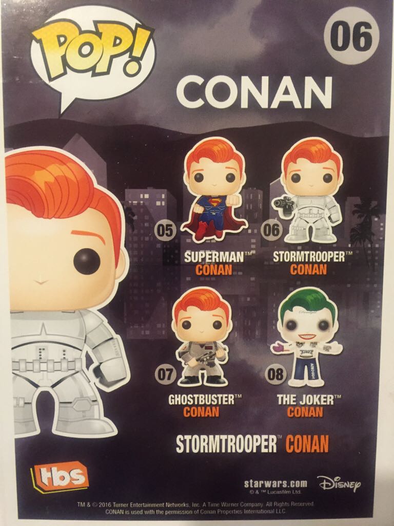 Conan (Stormtrooper) - Conan O’Brien vinyl figure collectible [Barcode 889698107860] - Main Image 2