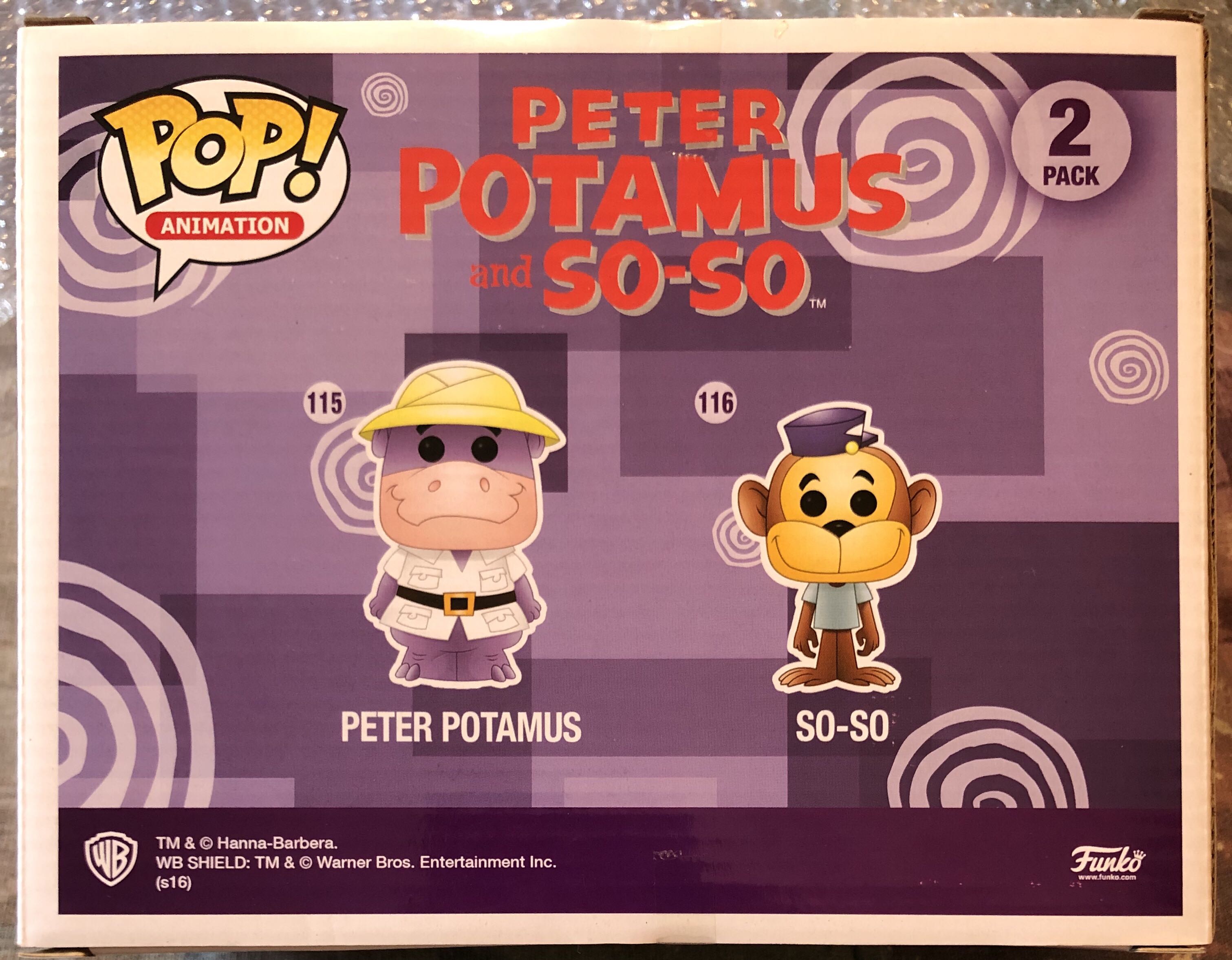 Hanna Barbera - Peter Potamus & So-So Exclusive  - Hanna-Barbera vinyl figure collectible [Barcode 849803090197] - Main Image 2
