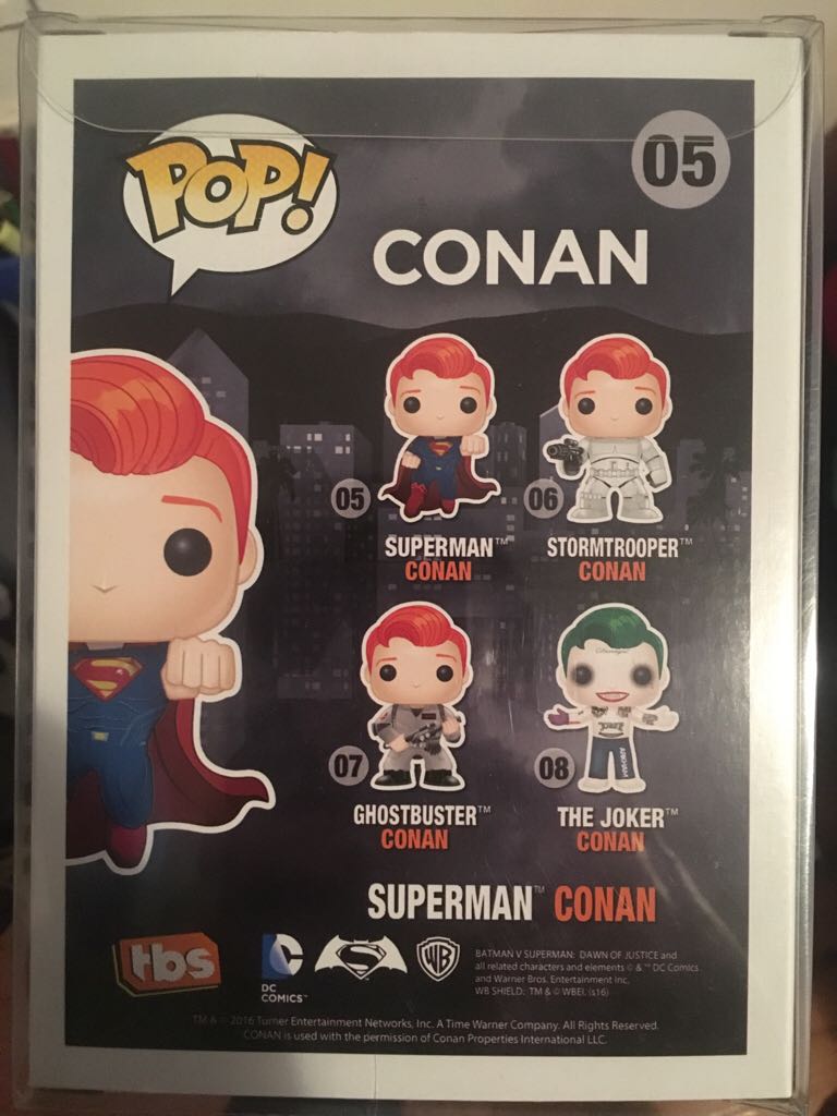 Conan (Superman) - Conan O’Brien vinyl figure collectible [Barcode 889698107853] - Main Image 2