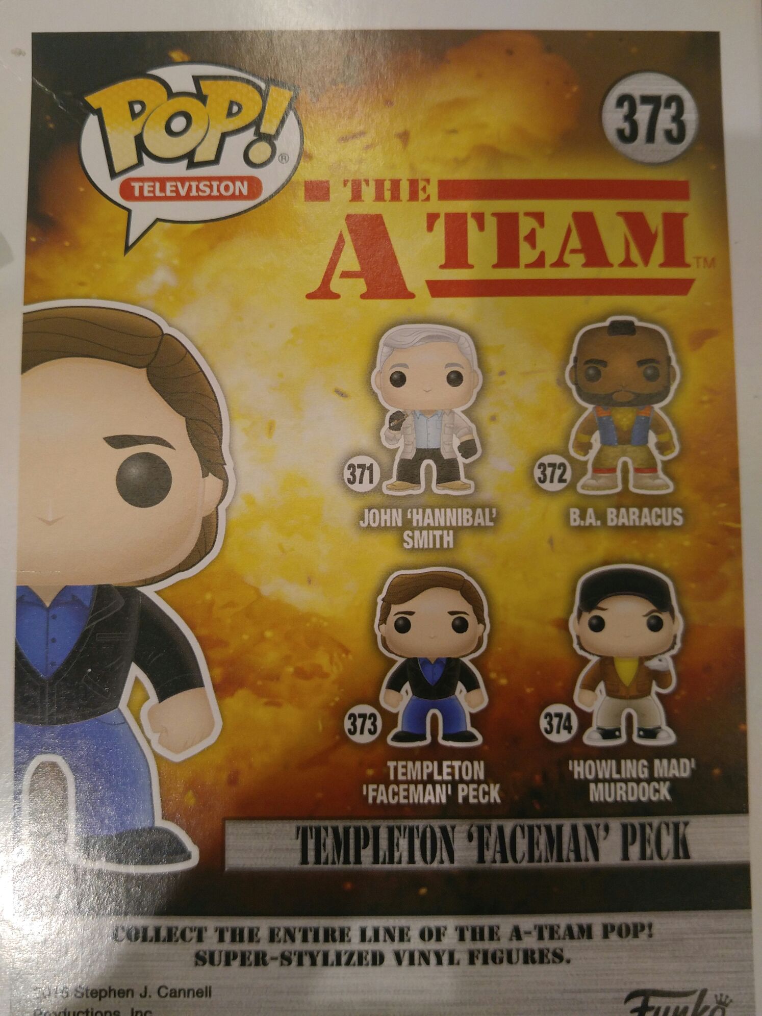 Templeton ”Faceman” Peck - A-Team vinyl figure collectible [Barcode 849803064273] - Main Image 2