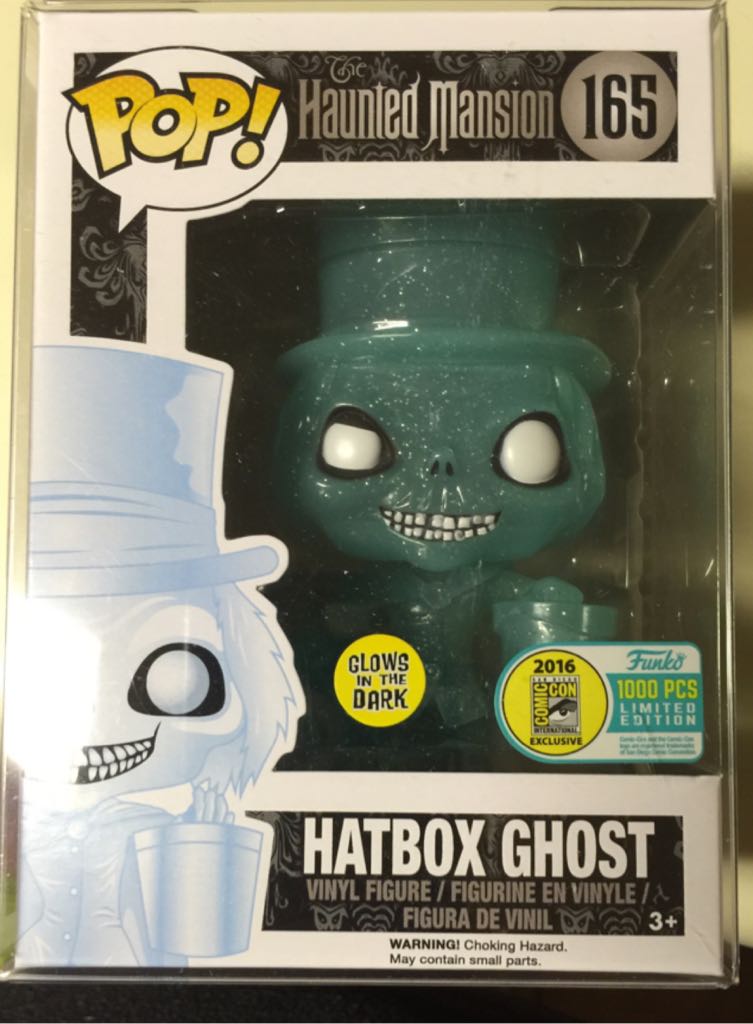 Hatbox Ghost (Glow) - Haunted Mansion vinyl figure collectible [Barcode 849803095017] - Main Image 2
