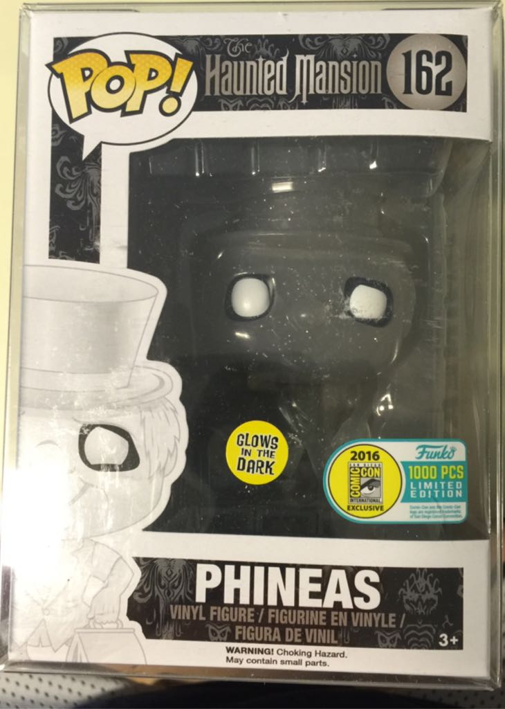 Phineas (Glow) - Haunted Mansion vinyl figure collectible [Barcode 849803095024] - Main Image 2