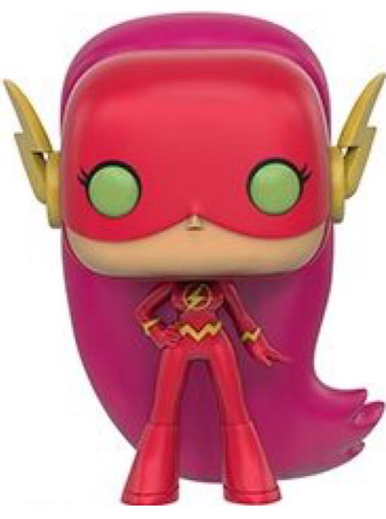 Pop TV #336 Starfire "As Flash” - Teen Titans Go! vinyl figure collectible - Main Image 2