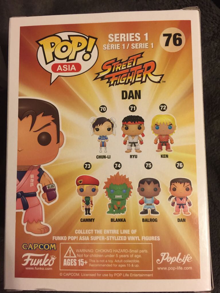 Dan (Asia)  vinyl figure collectible [Barcode 846626012245] - Main Image 2