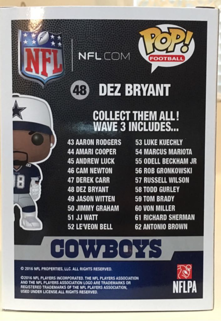 Dez Bryant - NFL vinyl figure collectible [Barcode 889698102193] - Main Image 2