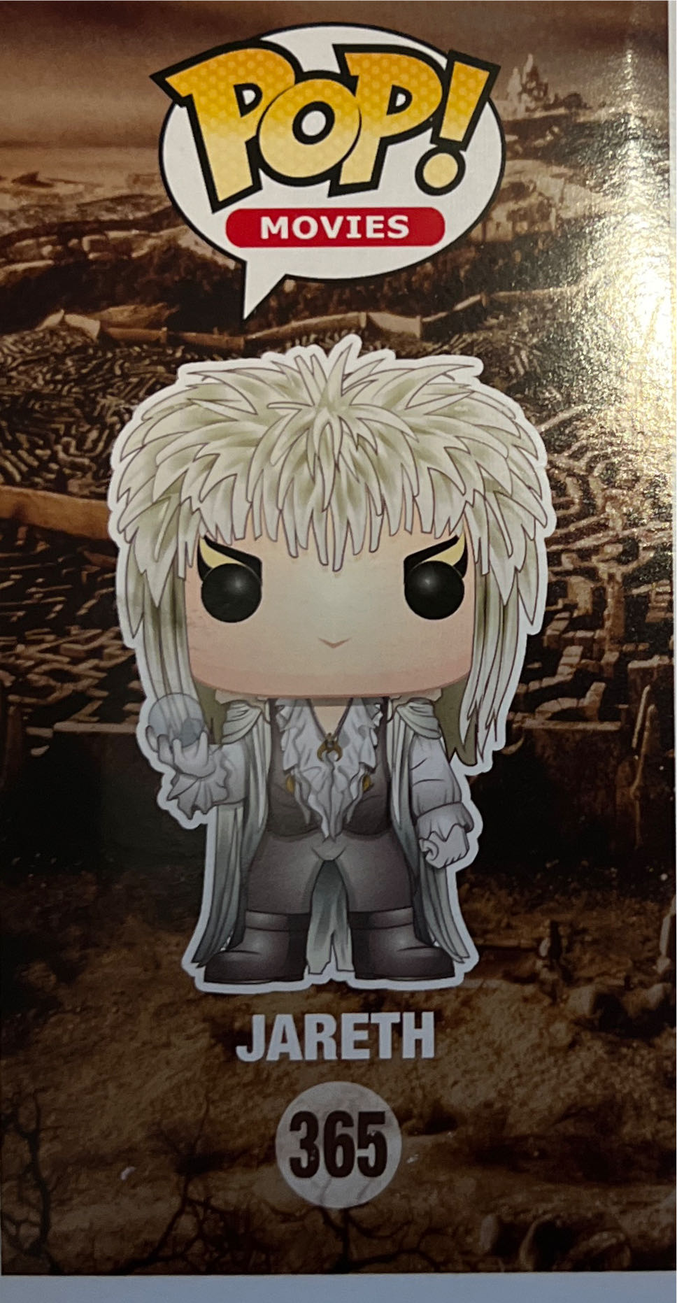 Labyrinth - Jareth (White) - The Muppets vinyl figure collectible [Barcode 889698108256] - Main Image 3
