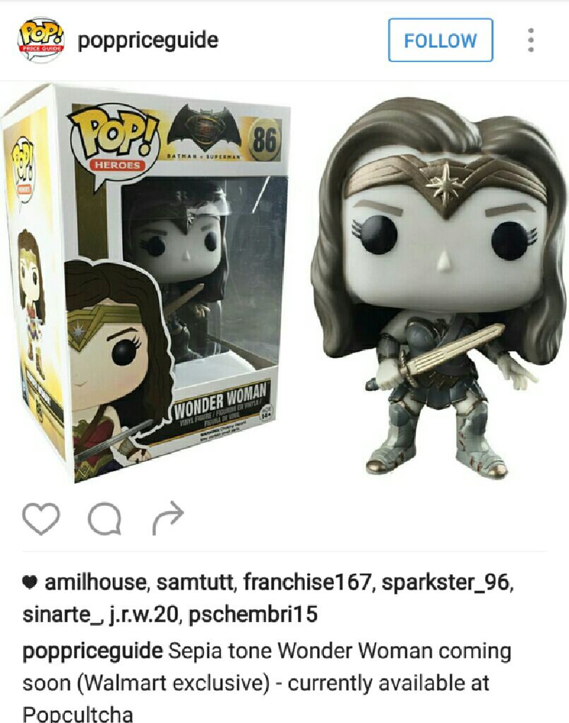 Wonder Woman (Sepia) - DC Universe vinyl figure collectible [Barcode 889698115285] - Main Image 2