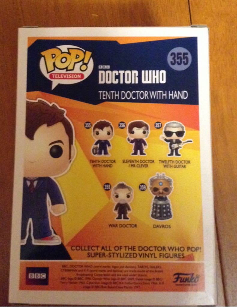 Tenth Doctor With Hand  - Doctor Who vinyl figure collectible - Main Image 2