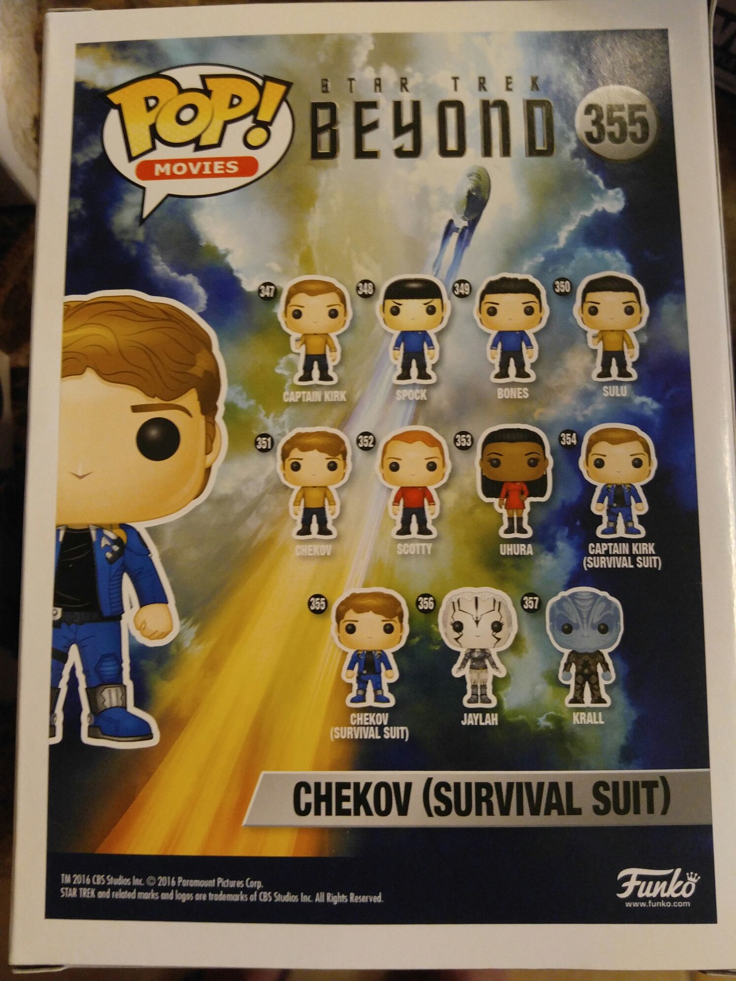 Chekov (Survival Suit) - Star Trek vinyl figure collectible [Barcode 889698104944] - Main Image 2