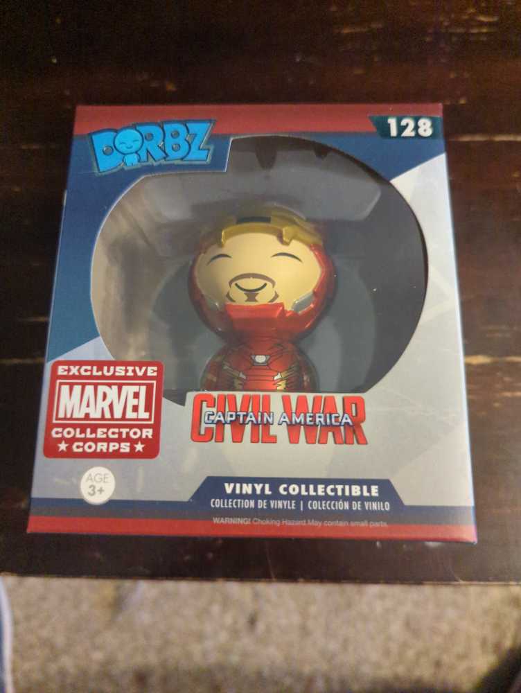 Captain America Civil War Iron Man (Unmasked) Dorbz  vinyl figure collectible - Main Image 2