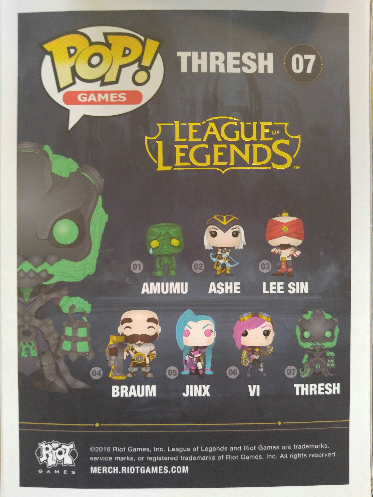 Thresh - League of Legends vinyl figure collectible [Barcode 889698103039] - Main Image 2