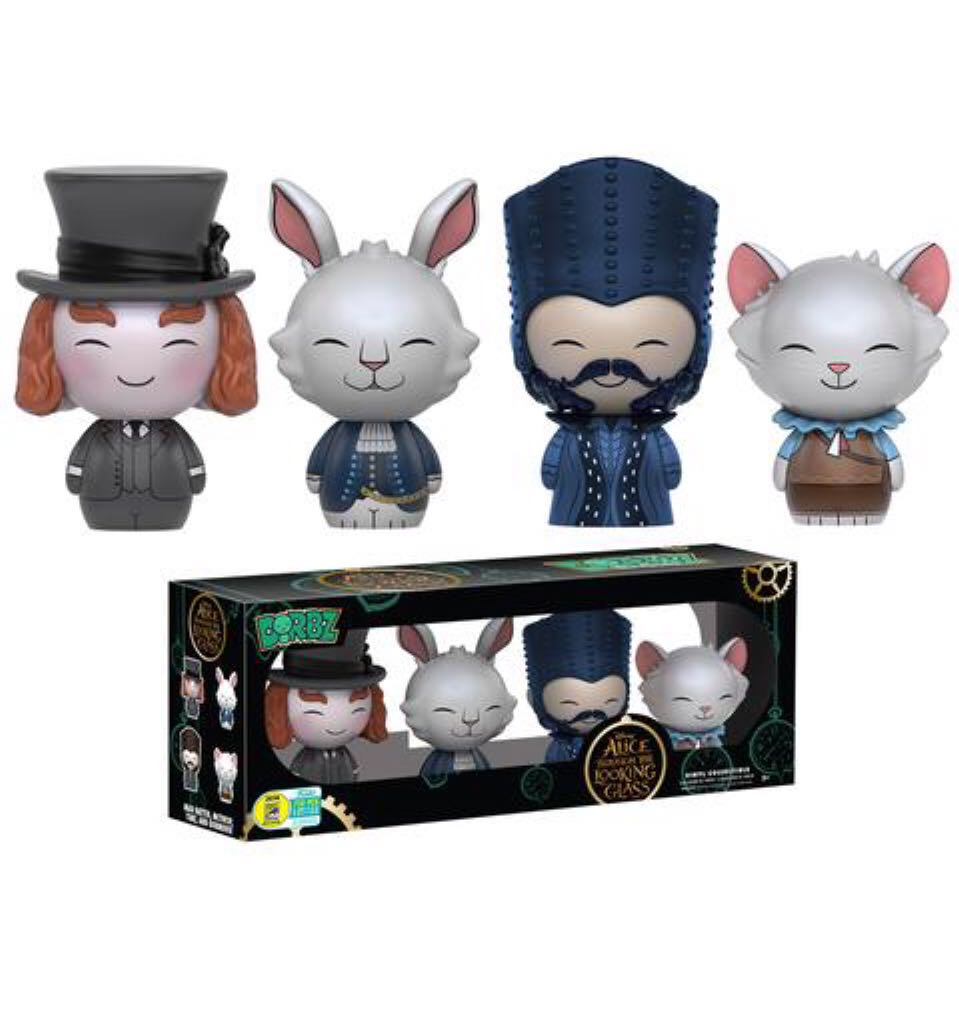 Alice Through The Looking Glass 4-pack  vinyl figure collectible [Barcode 849803089979] - Main Image 2
