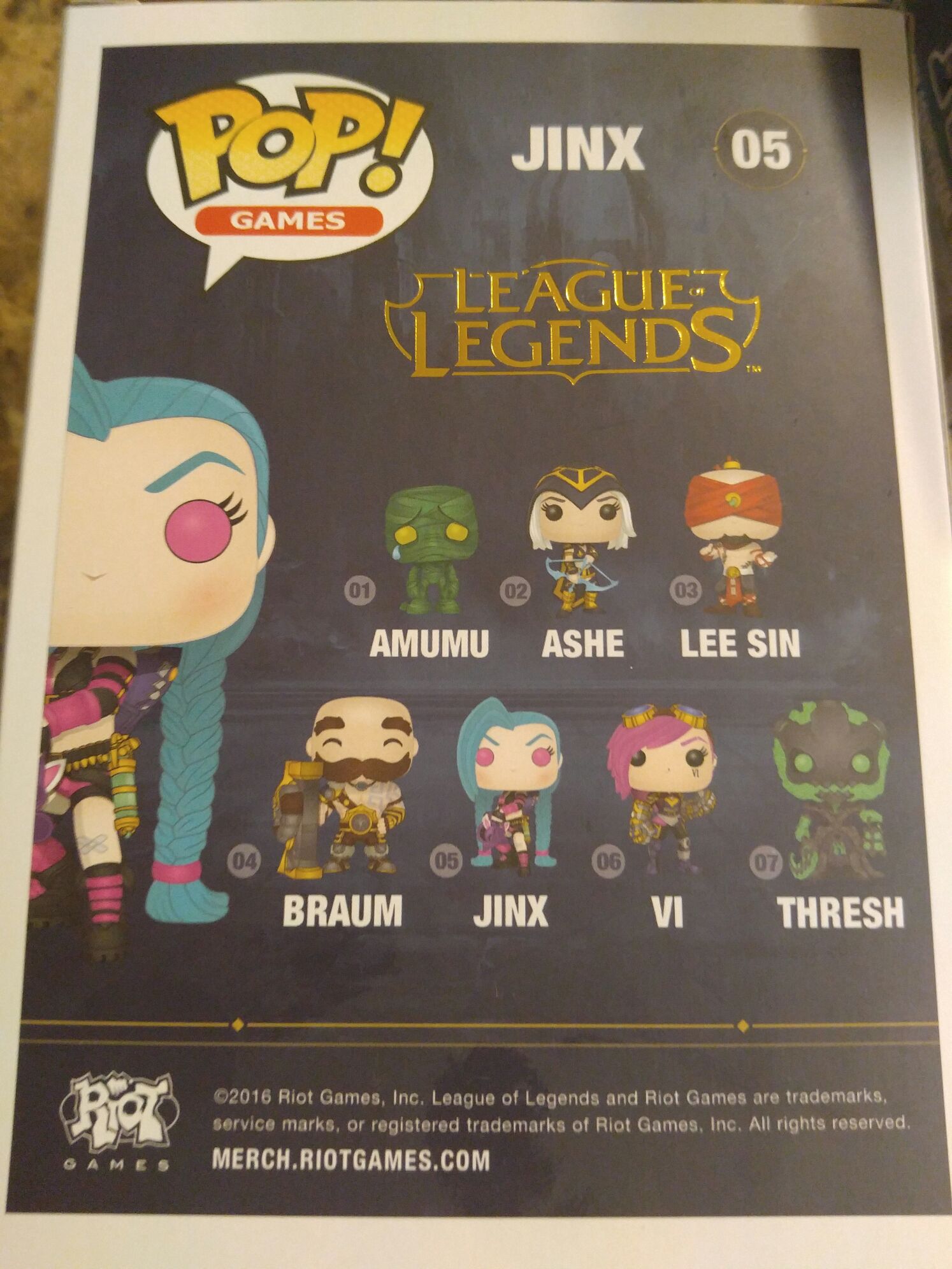 Jinx - League of Legends vinyl figure collectible [Barcode 889698103053] - Main Image 2