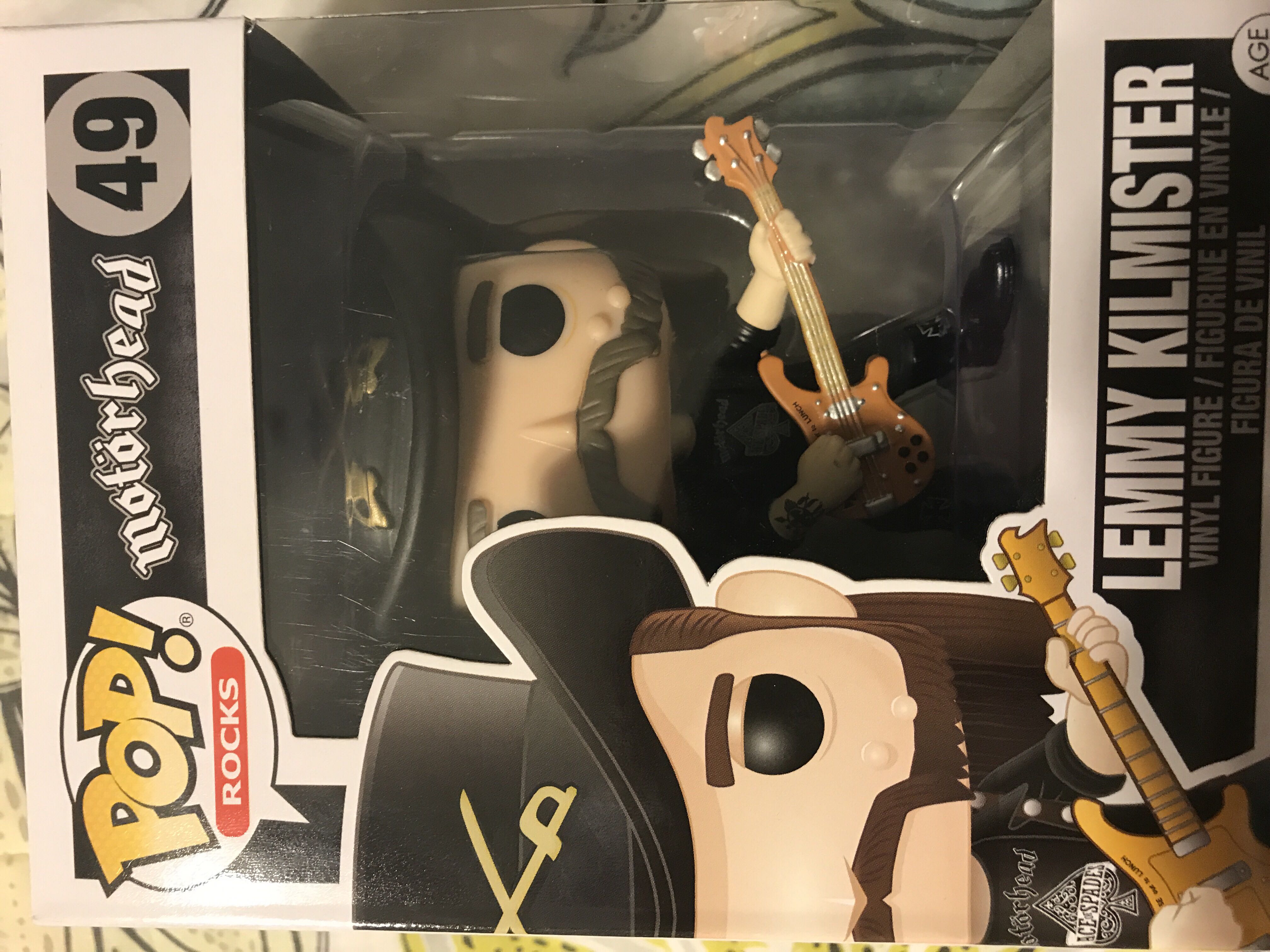 Lemmy Kilmister - Musicians vinyl figure collectible [Barcode 889698102650] - Main Image 3