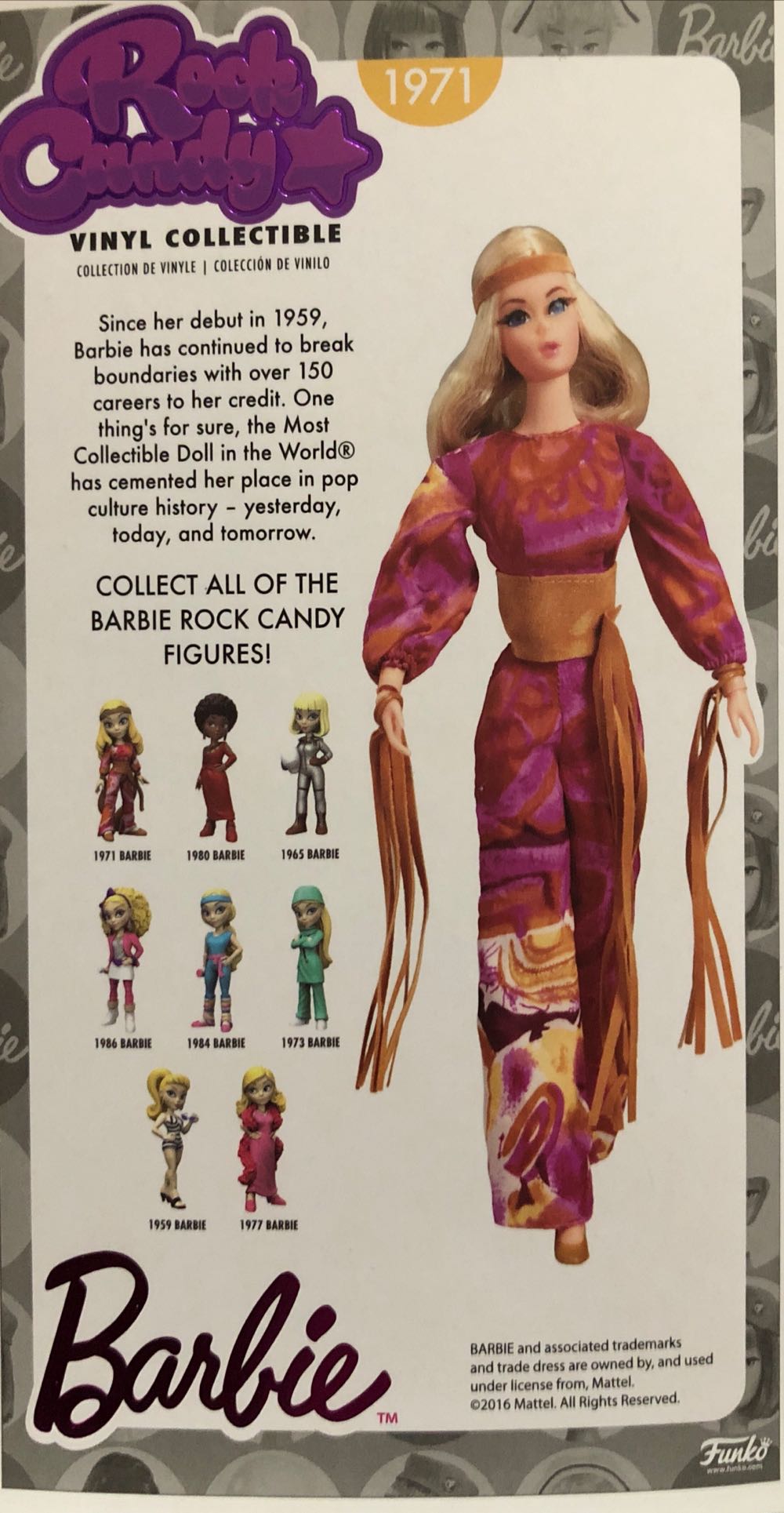 Barbie 1971 Rock Candy  vinyl figure collectible [Barcode 849803090944] - Main Image 4