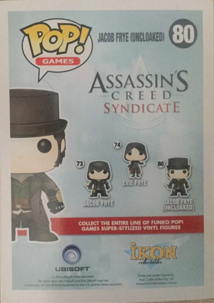 Jacob Frye (Uncloaked) - Assassin’s Creed vinyl figure collectible [Barcode 849803087098] - Main Image 2