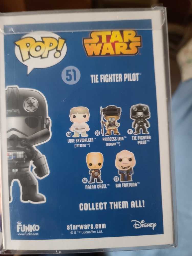 Star Wars #51 Metallic Tie Fighter Pilot NYCC 15 - Star Wars vinyl figure collectible - Main Image 2