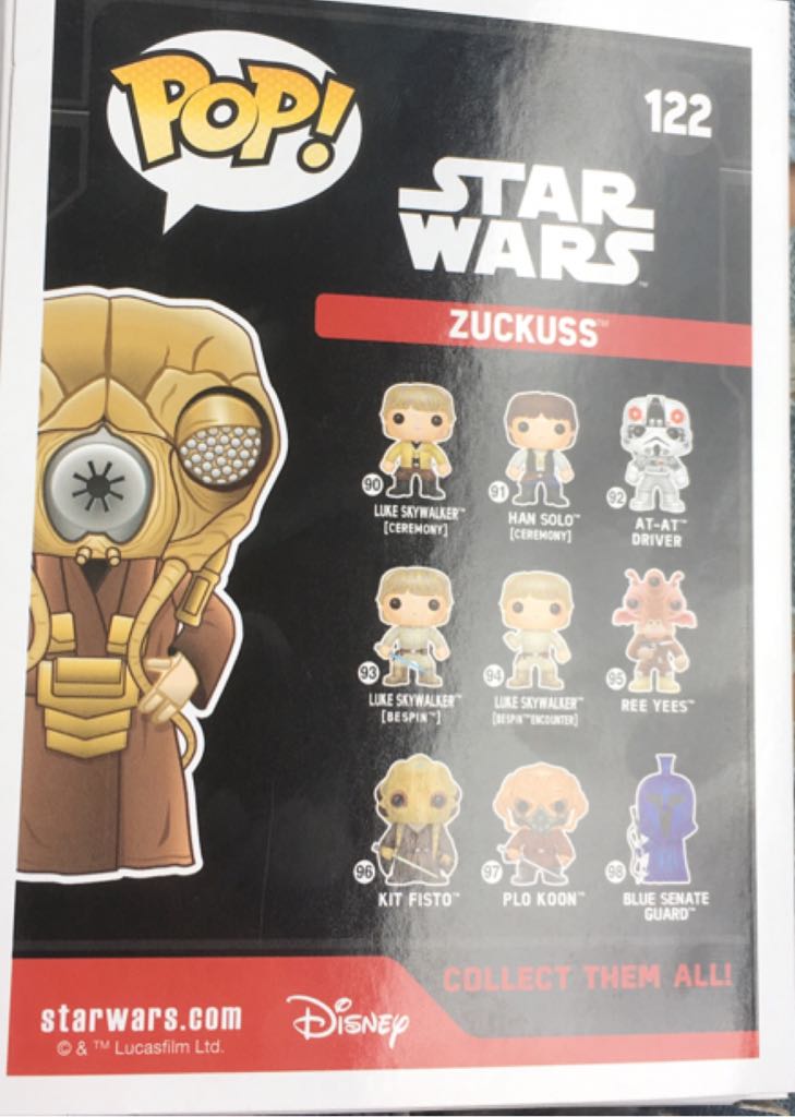 # 122 Zuckuss - Star Wars vinyl figure collectible [Barcode 849803093471] - Main Image 2