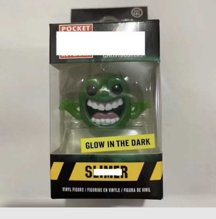 slimer gitd keychain  vinyl figure collectible [Barcode 889698107686] - Main Image 3
