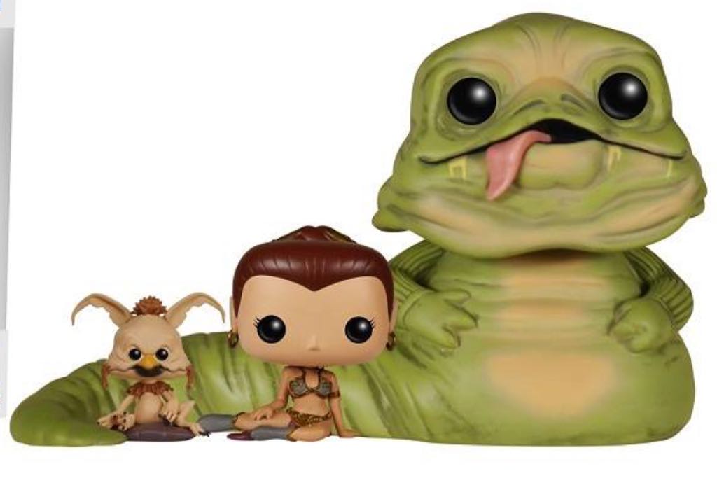 Star Wars: Jabba The Hutt, Slave Leia, Salacious B. Crumb  - Star Wars vinyl figure collectible - Main Image 2
