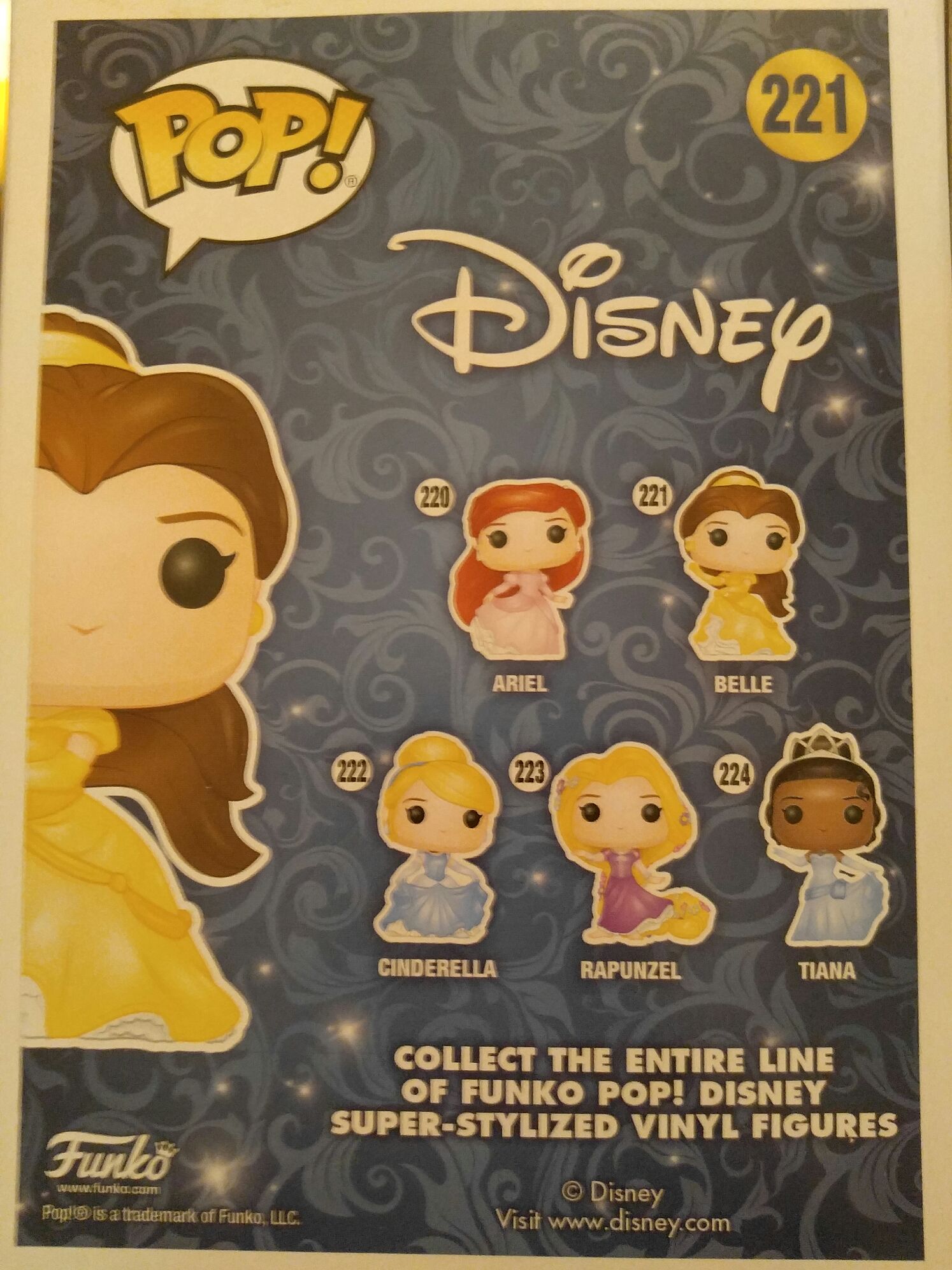 Belle - Beauty and the Beast vinyl figure collectible [Barcode 889698112208] - Main Image 2