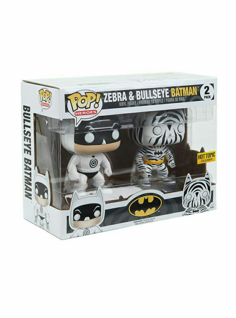 batman 2 pack (Bullseye &  Zebra - DC Universe vinyl figure collectible - Main Image 2