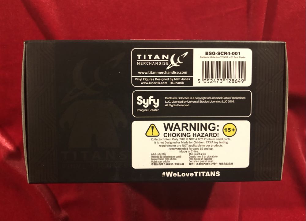 Cylon Raider - Battlestar Galactica vinyl figure collectible [Barcode 5052473128649] - Main Image 3