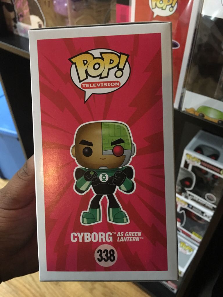 Cyborg as Green Lantern - Teen Titans Go! vinyl figure collectible [Barcode 889698102735] - Main Image 2