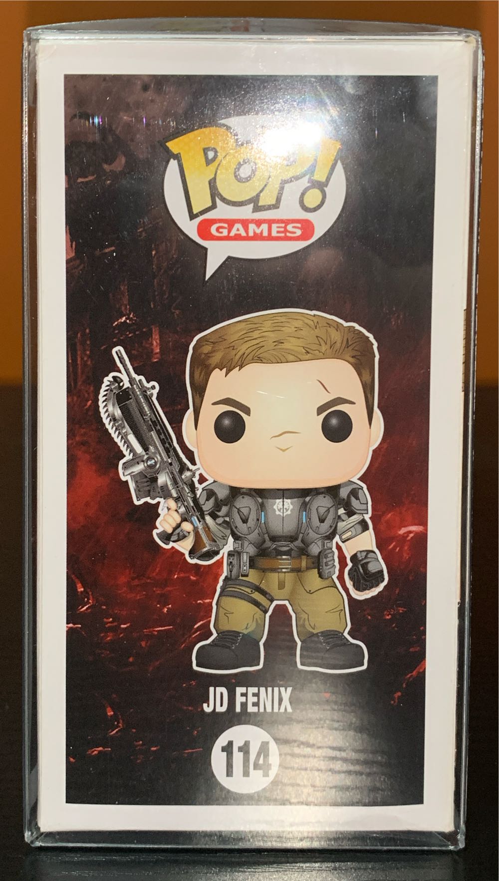 JD Fenix (Not Covered), #114 - Gears of War vinyl figure collectible [Barcode 889698106368] - Main Image 4