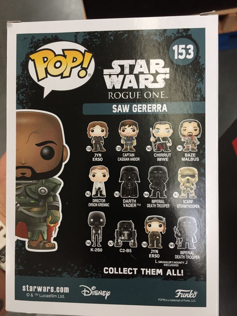 Saw Gererra - Star Wars vinyl figure collectible [Barcode 889698104579] - Main Image 2