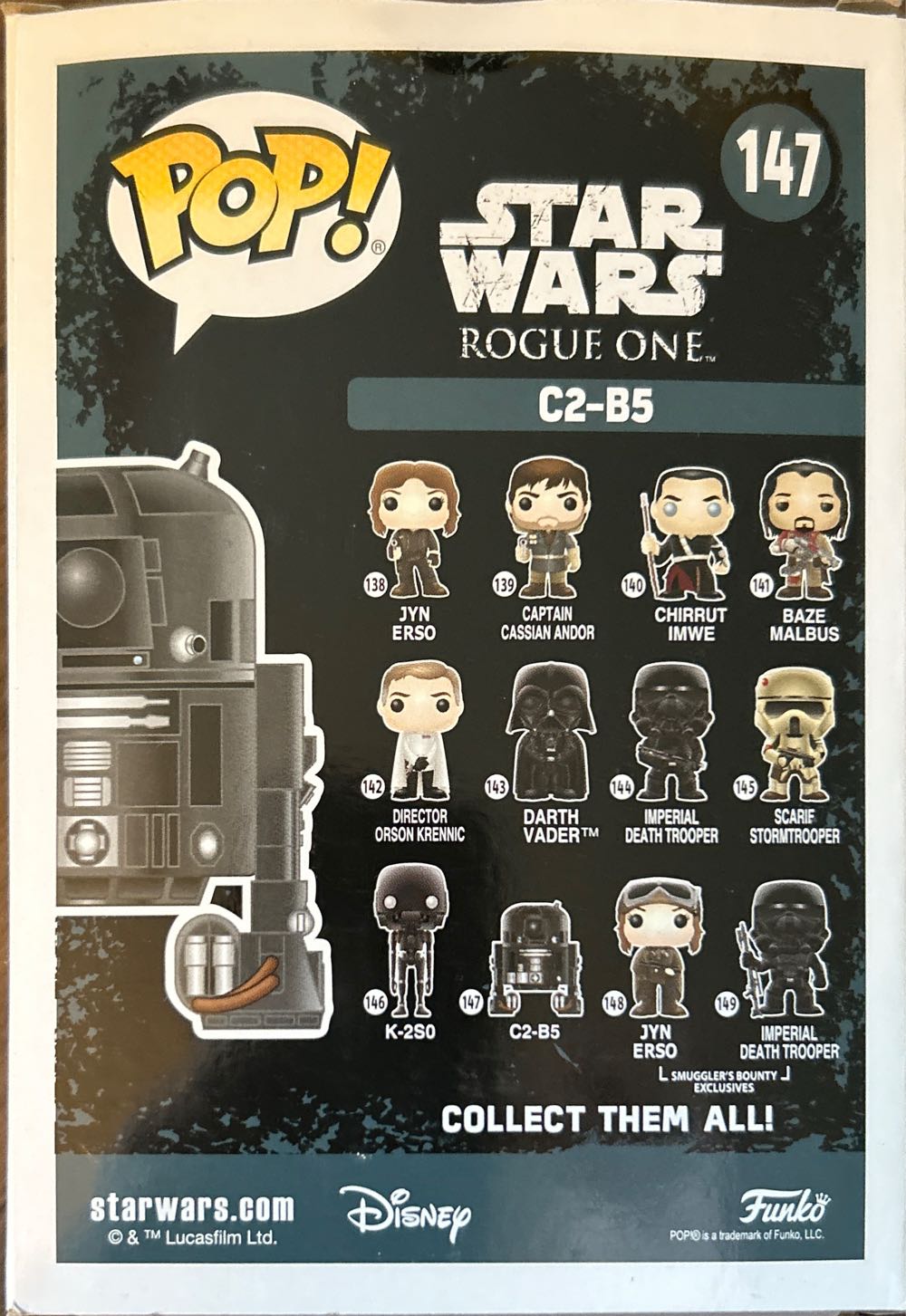 C2-B5 - Star Wars vinyl figure collectible [Barcode 889698104647] - Main Image 3