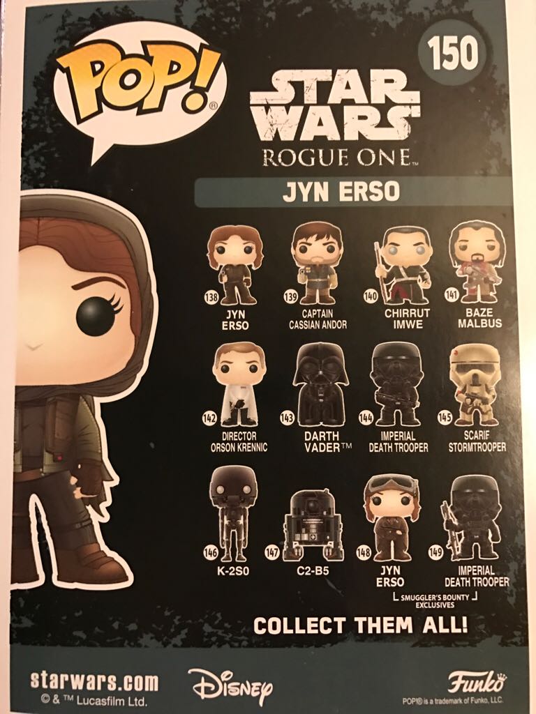 # 150 Jyn Erso - Star Wars vinyl figure collectible [Barcode 889698104500] - Main Image 2