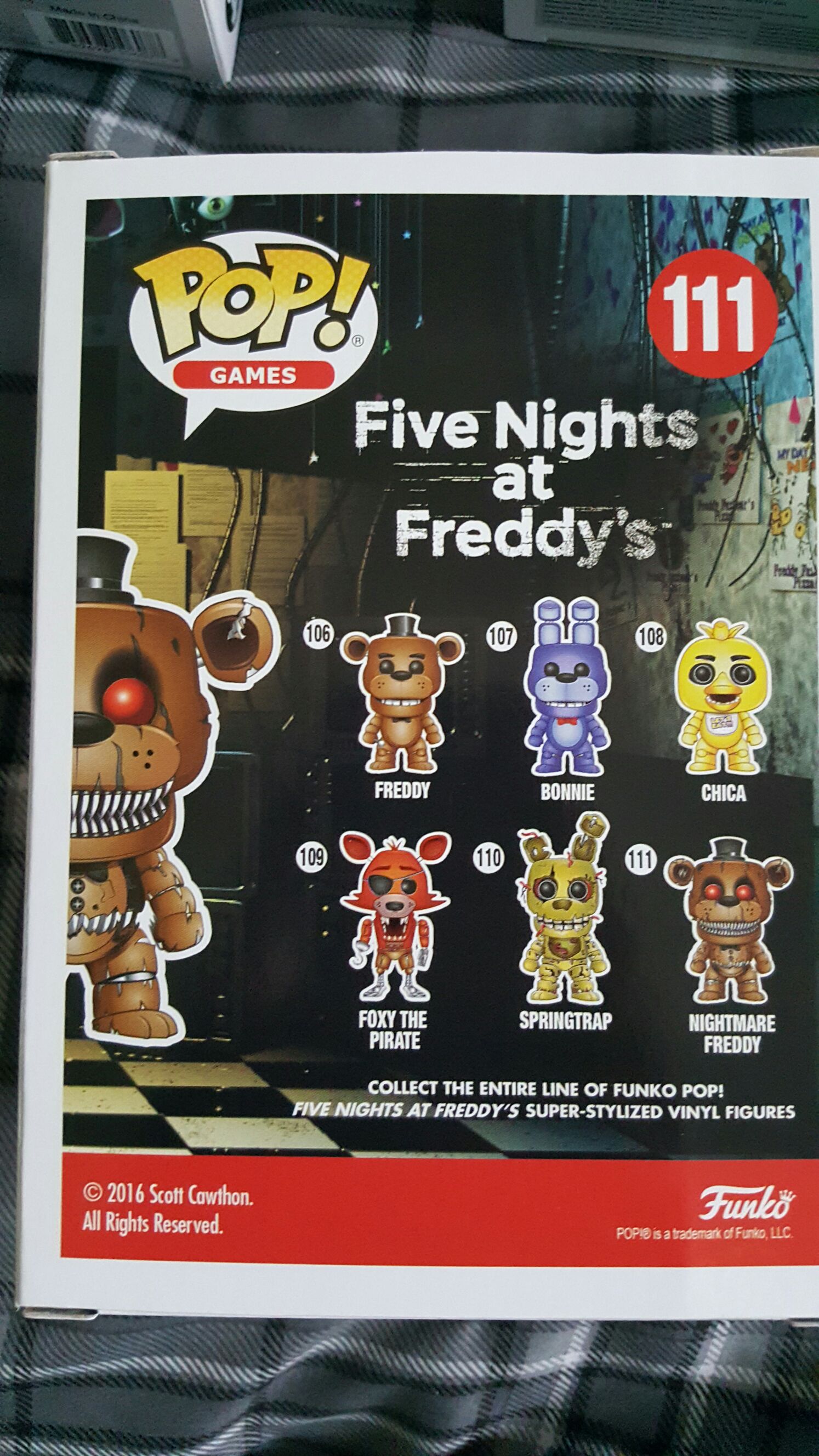 Nightmare Freddy - Five Nights at Freddy’s vinyl figure collectible [Barcode 889698110648] - Main Image 2