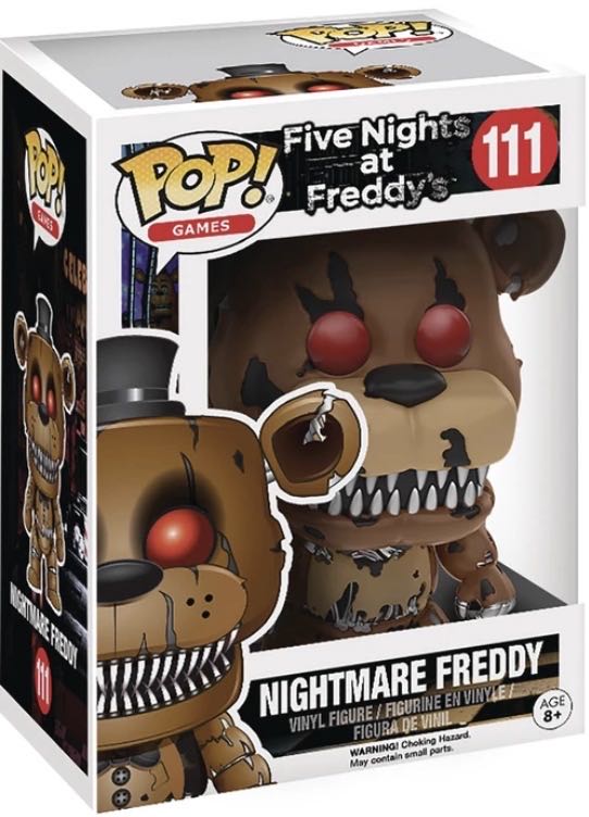 Nightmare Freddy - Five Nights at Freddy’s vinyl figure collectible [Barcode 889698110648] - Main Image 4