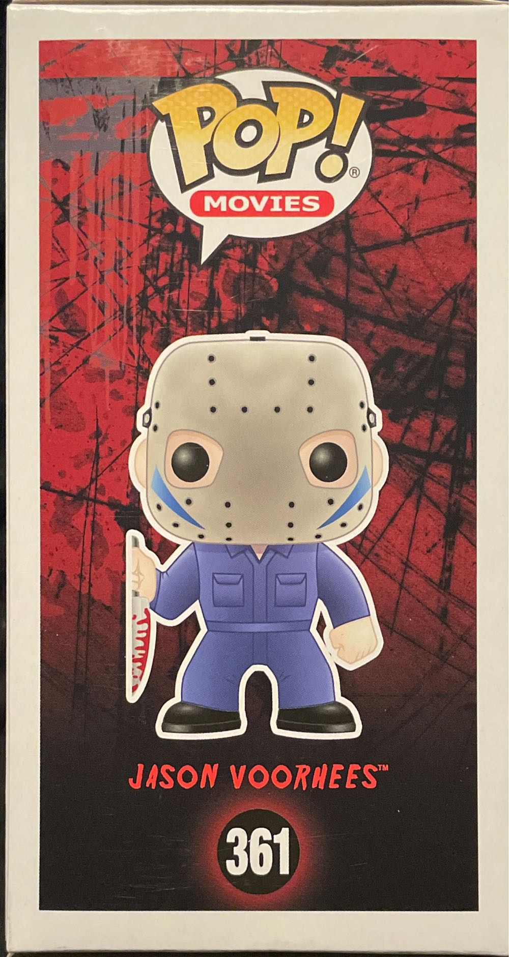 Funko Pop! Movies Friday The 13th:  Jason Voorhees (Blue Roy Variant) # 361 - Friday the 13th vinyl figure collectible [Barcode 889698113380] - Main Image 4