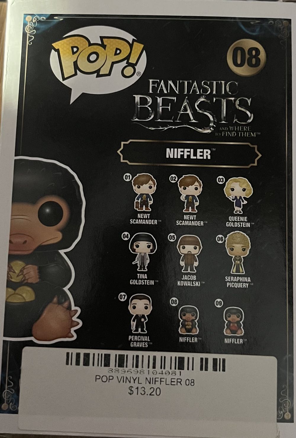 Kniffler - Fantastic Beasts And Where to Find Them vinyl figure collectible [Barcode 889698104081] - Main Image 4