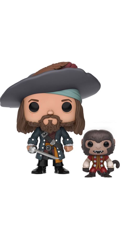 Barbossa With Monkey - Pirates of the Caribbean vinyl figure collectible [Barcode 849803075231] - Main Image 2