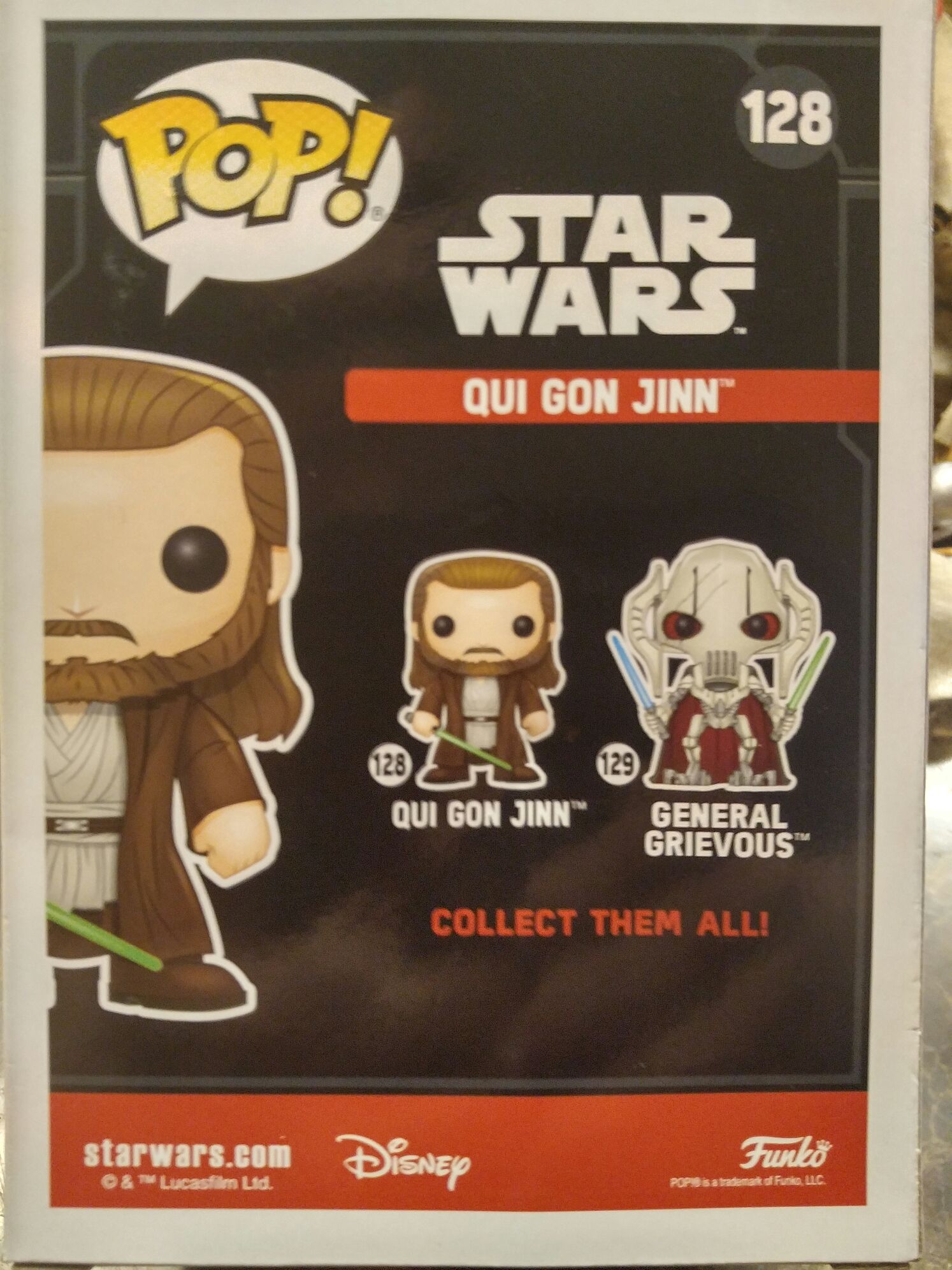 Qui Gon Jinn - Star Wars vinyl figure collectible [Barcode 889698106597] - Main Image 2