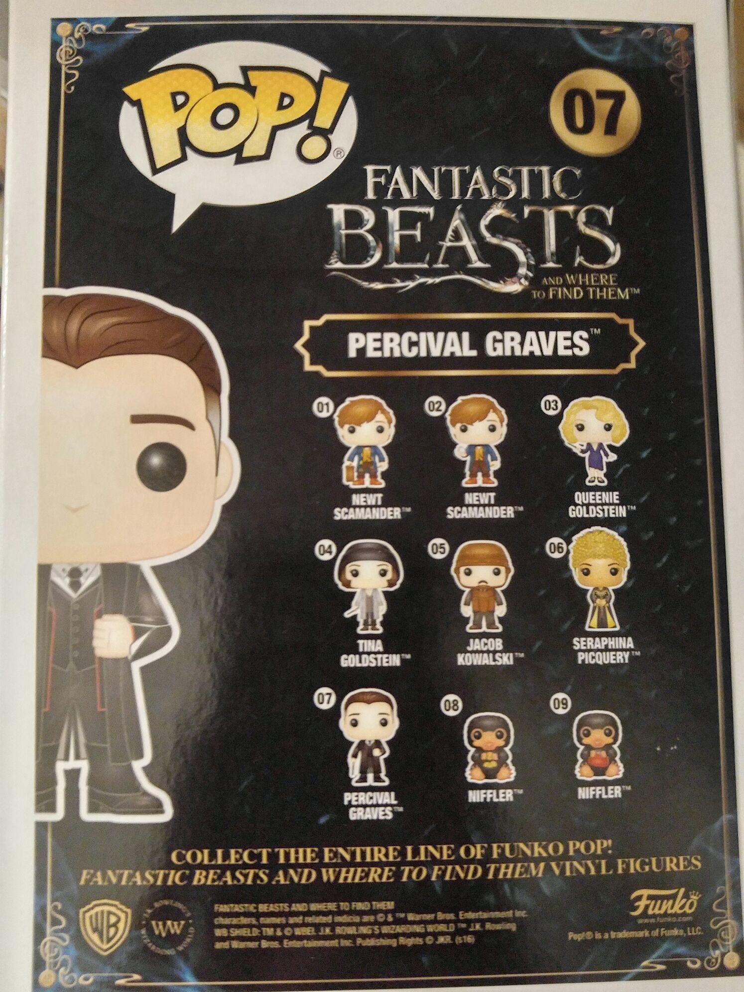 Percival Graves - Fantastic Beasts And Where to Find Them vinyl figure collectible [Barcode 889698104074] - Main Image 2