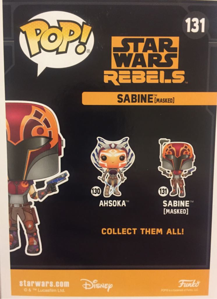 Sabine (Masked) - Star Wars vinyl figure collectible [Barcode 889698107679] - Main Image 2