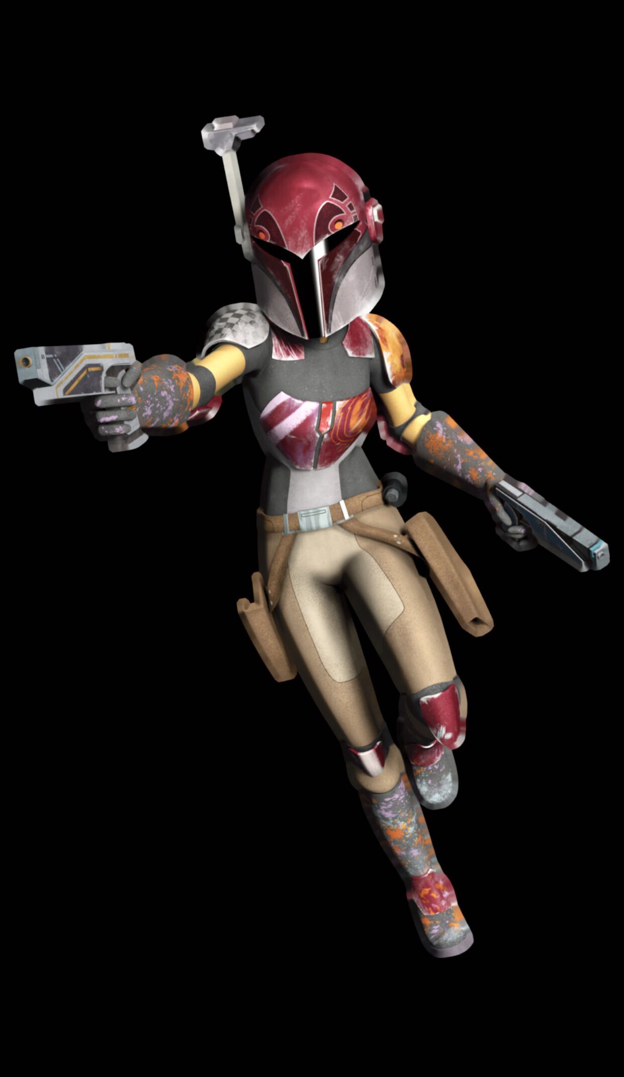 Sabine (Masked) - Star Wars vinyl figure collectible [Barcode 889698107679] - Main Image 4