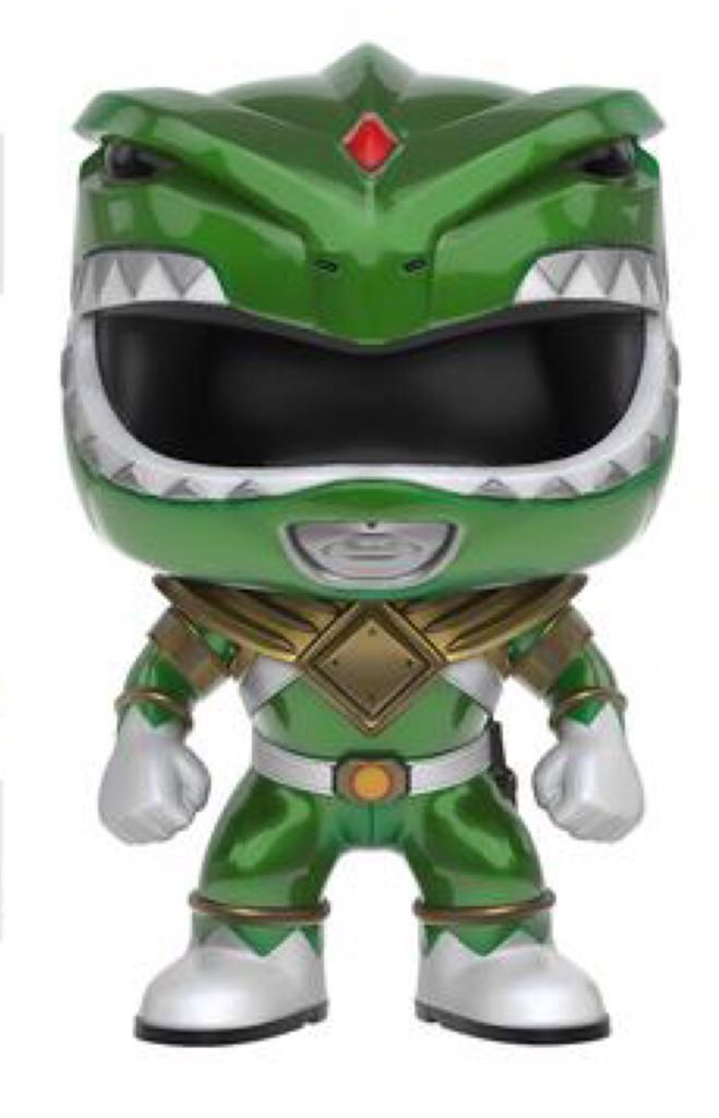Green Ranger (Metallic) - Mighty Morphin Power Rangers vinyl figure collectible [Barcode 889698114714] - Main Image 2