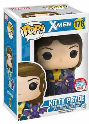 Kitty Pryde w- Lockheed - X-Men vinyl figure collectible - Main Image 2