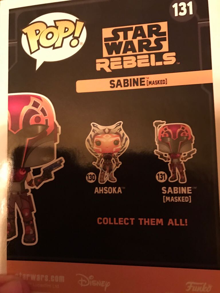 # 131 Sabine (masked) - Star Wars vinyl figure collectible [Barcode 889698126915] - Main Image 2