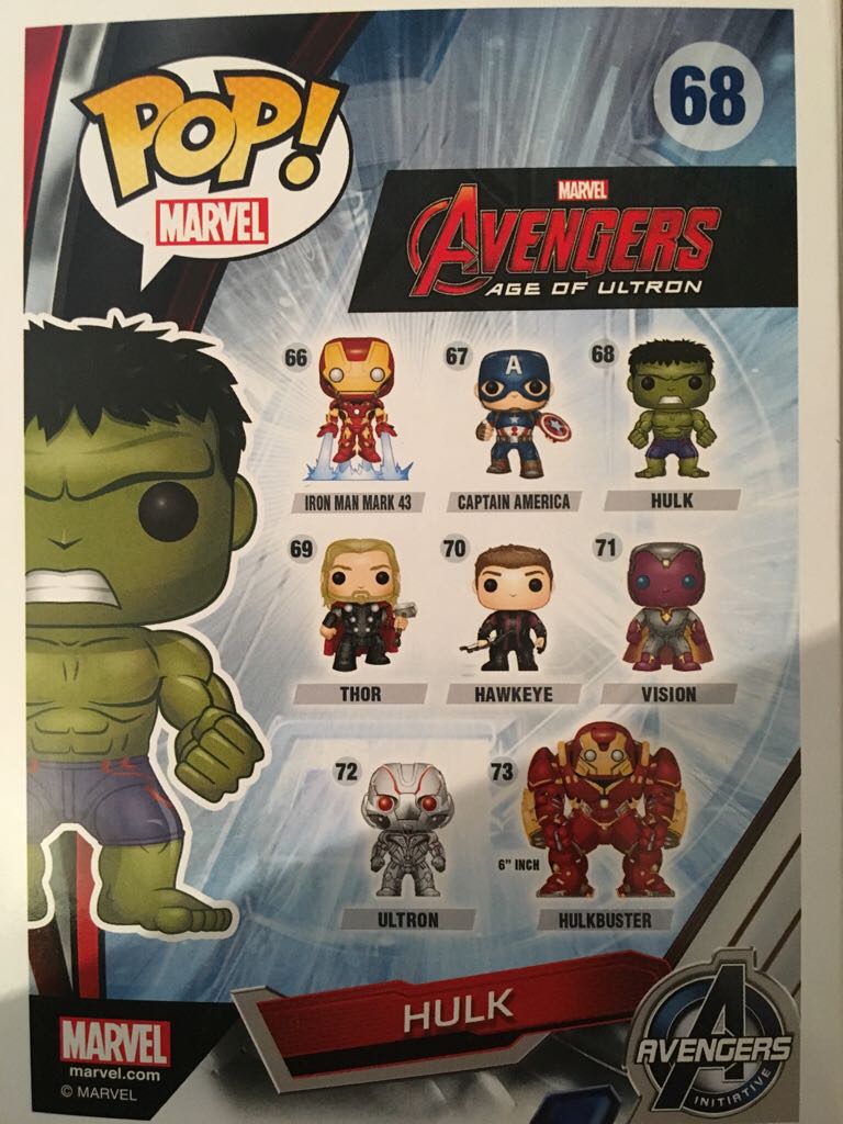 Age Of Ultron: Hulk  vinyl figure collectible - Main Image 2