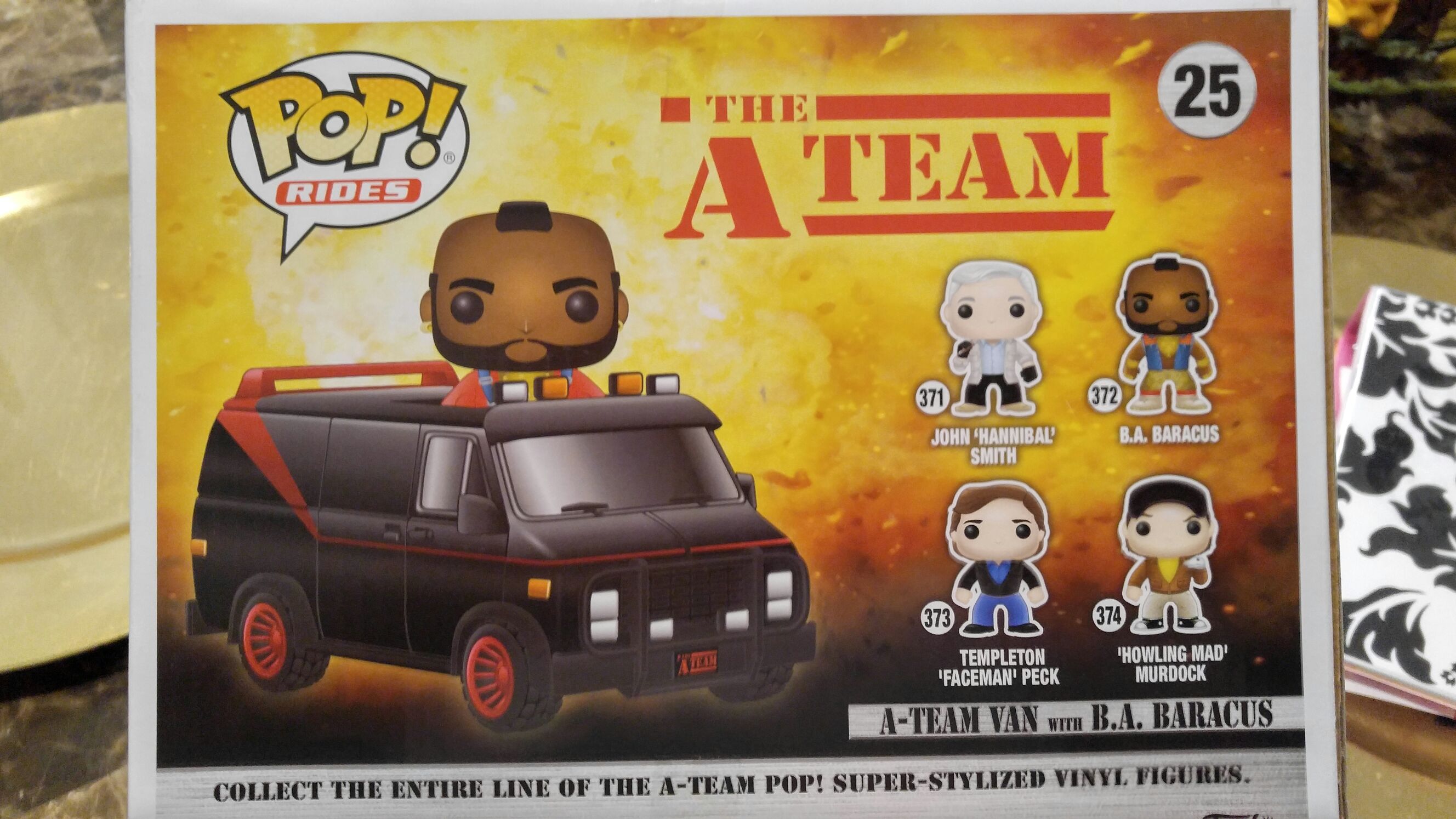 A-Team Van (w/ B.A. Baracus) - A-Team vinyl figure collectible [Barcode 889698110013] - Main Image 2